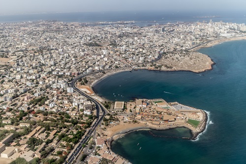 Dakar aerial view