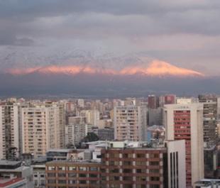 Santiago at sunset