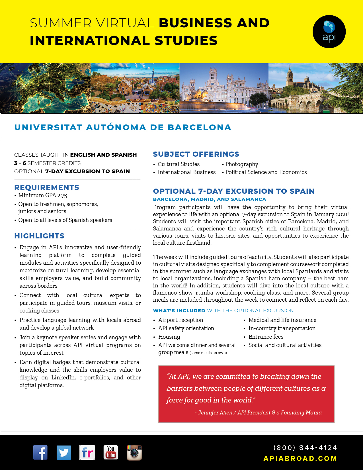 Virtual Study Abroad - Barcelo