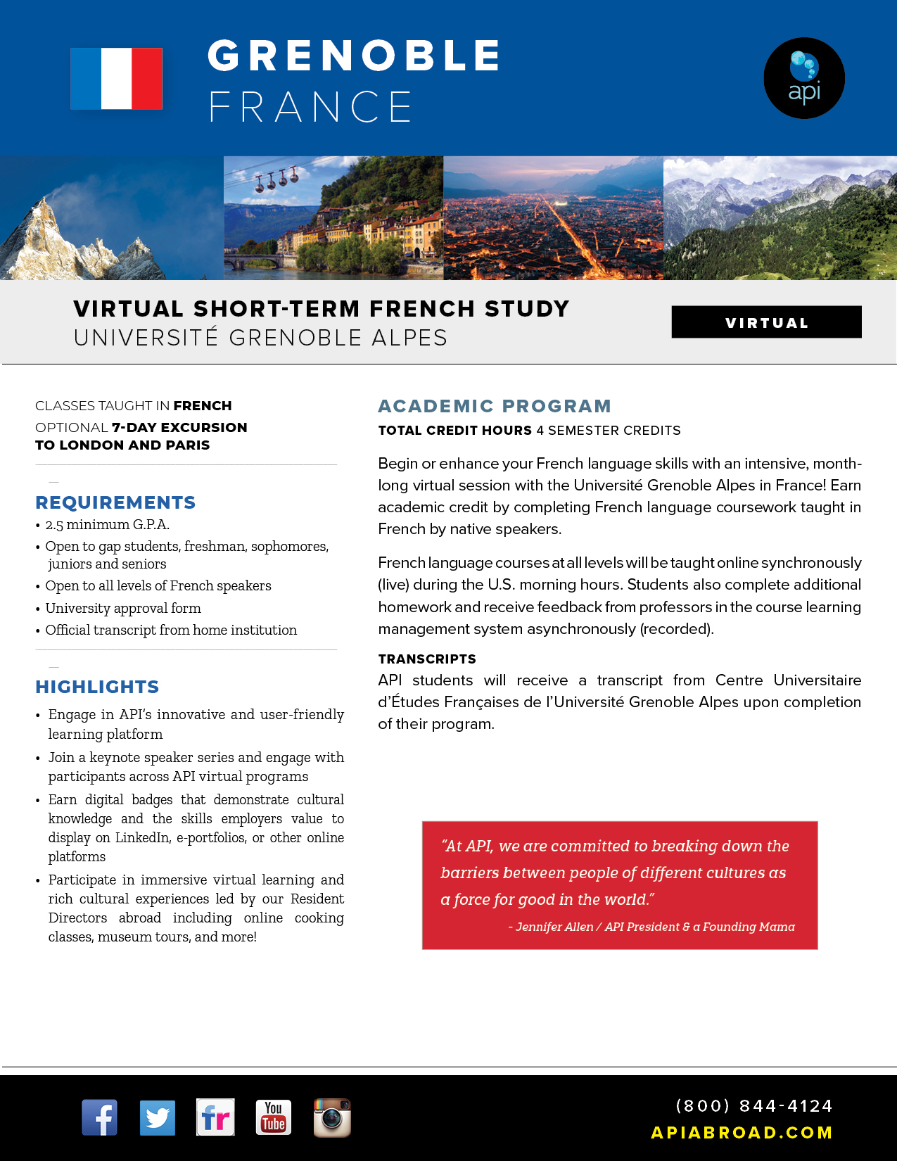 API Virtual Grenoble Shortterm