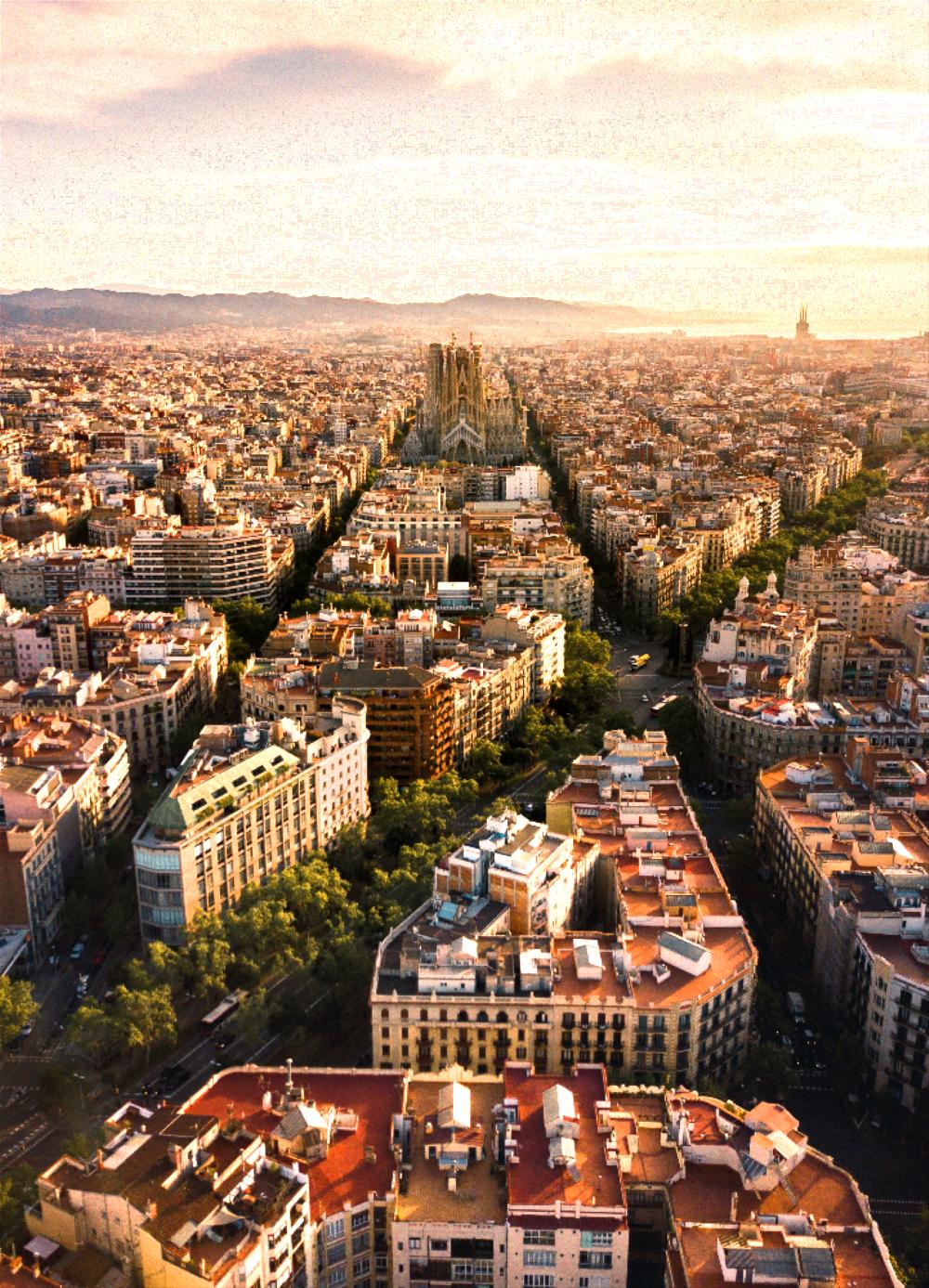 Aerial of Madrid