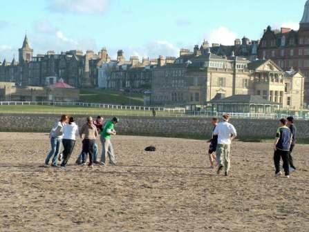 Scotland - St Andrews rugby on beach