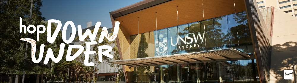 UNSW Hop Down Under Banner