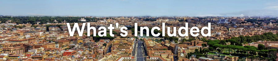 EF Rome Whats Included